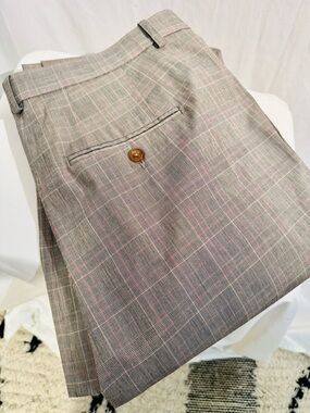 Vivienne Westwood Gray Plaid suit Trousers